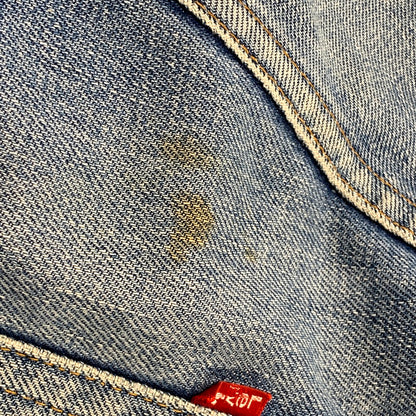 【現状渡し品】【メンズ】 Levi's リーバイス SMALL-E DENIM PANTS 505-0217 スモールE デニムパンツ ボタン裏刻印5 42TALON 不均等V ジーンズ ズボン ボトムス 157-250616-ay-10-izu サイズ：38×31 カラー：インディゴ 万代Net店