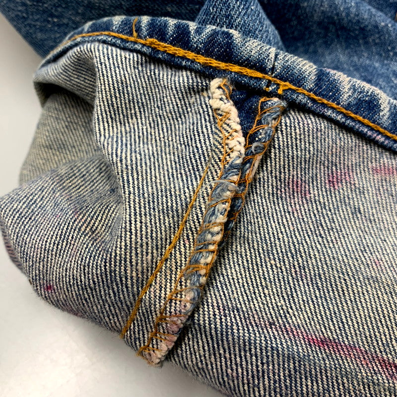 【現状渡し品】【メンズ】 Levi's リーバイス SMALL-E DENIM PANTS 505-0217 スモールE デニムパンツ ボタン裏刻印5 42TALON 不均等V ジーンズ ズボン ボトムス 157-250616-ay-10-izu サイズ：38×31 カラー：インディゴ 万代Net店