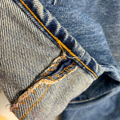 【現状渡し品】【メンズ】 Levi's リーバイス SMALL-E DENIM PANTS 505-0217 スモールE デニムパンツ ボタン裏刻印5 42TALON 不均等V ジーンズ ズボン ボトムス 157-250616-ay-10-izu サイズ：38×31 カラー：インディゴ 万代Net店