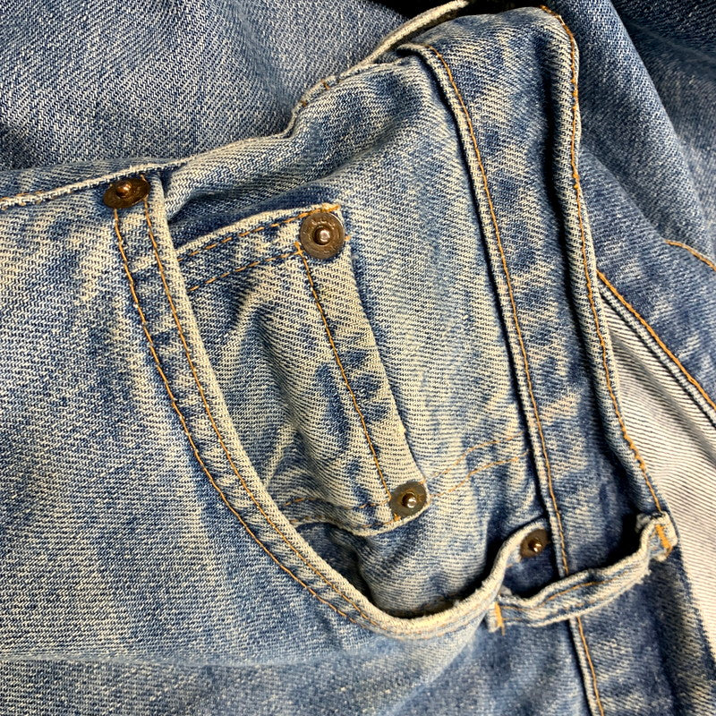 【現状渡し品】【メンズ】 Levi's リーバイス SMALL-E DENIM PANTS 505-0217 スモールE デニムパンツ ボタン裏刻印5 42TALON 不均等V ジーンズ ズボン ボトムス 157-250616-ay-10-izu サイズ：38×31 カラー：インディゴ 万代Net店