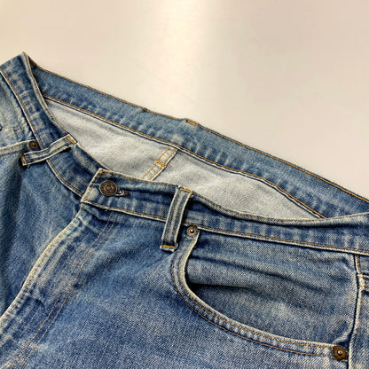 【現状渡し品】【メンズ】 Levi's リーバイス SMALL-E DENIM PANTS 505-0217 スモールE デニムパンツ ボタン裏刻印5 42TALON 不均等V ジーンズ ズボン ボトムス 157-250616-ay-10-izu サイズ：38×31 カラー：インディゴ 万代Net店