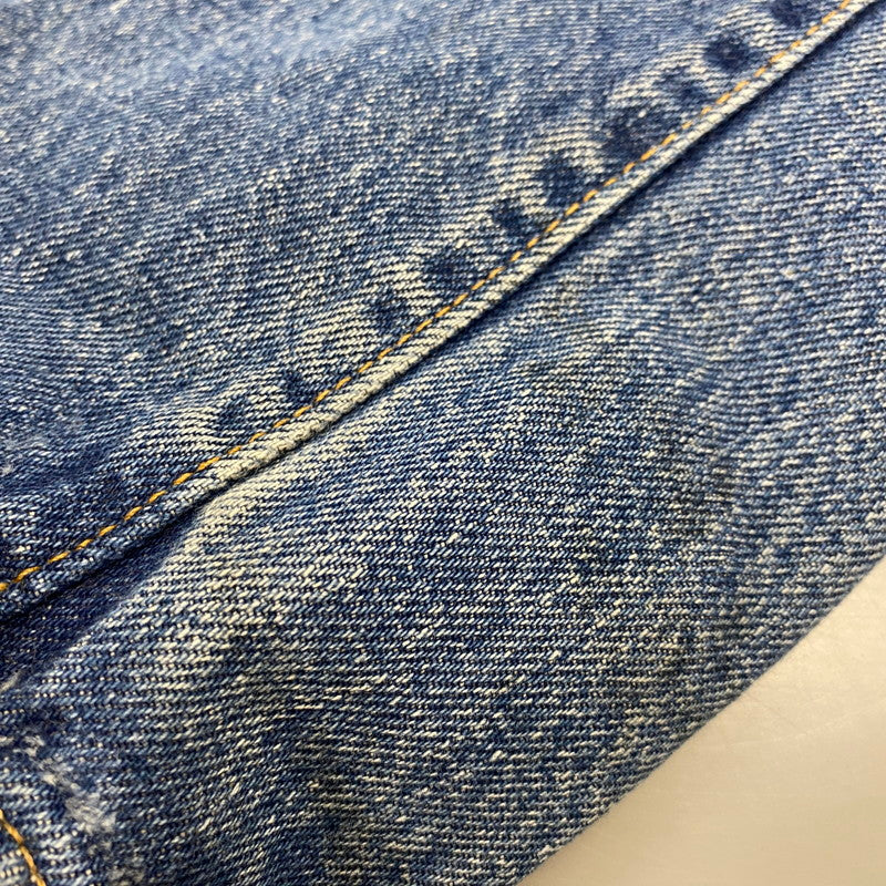 【現状渡し品】【メンズ】 Levi's リーバイス 刻印6 SMALL-E スモール-E 不均等V バックポケット 裾チェーン 黒カン 赤耳 501 DENIM PANTS デニム パンツ ズボン ボトムス 157-250617-ya-05-izu サイズ：34×36 カラー：ライトインディゴ 万代Net店