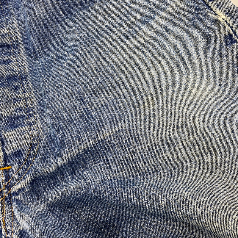 【現状渡し品】【メンズ】 Levi's リーバイス 刻印6 SMALL-E スモール-E 不均等V バックポケット 裾チェーン 黒カン 赤耳 501 DENIM PANTS デニム パンツ ズボン ボトムス 157-250617-ya-05-izu サイズ：34×36 カラー：ライトインディゴ 万代Net店