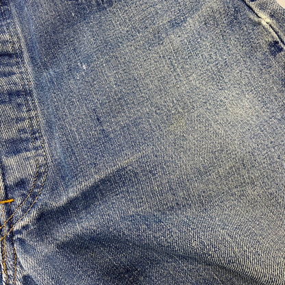 【現状渡し品】【メンズ】 Levi's リーバイス 刻印6 SMALL-E スモール-E 不均等V バックポケット 裾チェーン 黒カン 赤耳 501 DENIM PANTS デニム パンツ ズボン ボトムス 157-250617-ya-05-izu サイズ：34×36 カラー：ライトインディゴ 万代Net店