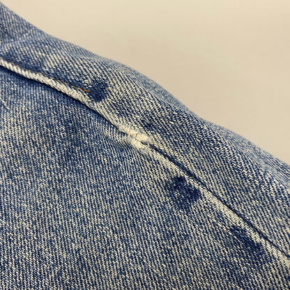 【現状渡し品】【メンズ】 Levi's リーバイス 刻印6 SMALL-E スモール-E 不均等V バックポケット 裾チェーン 黒カン 赤耳 501 DENIM PANTS デニム パンツ ズボン ボトムス 157-250617-ya-05-izu サイズ：34×36 カラー：ライトインディゴ 万代Net店