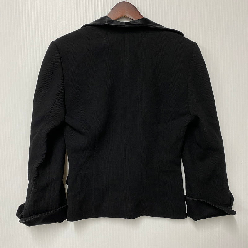 【中古品】【レディース】 Christian Dior クリスチャンディオール PRET-A-PORTER プレタポルテ 3200FW03 WOOL TAILORED JACKET ウール テーラード ジャケット トップス アウター 168-250617-ya-04-izu サイズ：9 カラー：BLACK 万代Net店