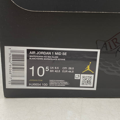【中古品】【メンズ】 NIKE ナイキ HJ6654-100 AIR JORDAN 1 MID エアジョーダン 1 ミッド 靴 スニーカー シューズ 160-250617-ma-04-izu サイズ：28.5cm カラー：WHITE/SEA GLASS/GLACIER BLUE/GUAVA ICE 万代Net店