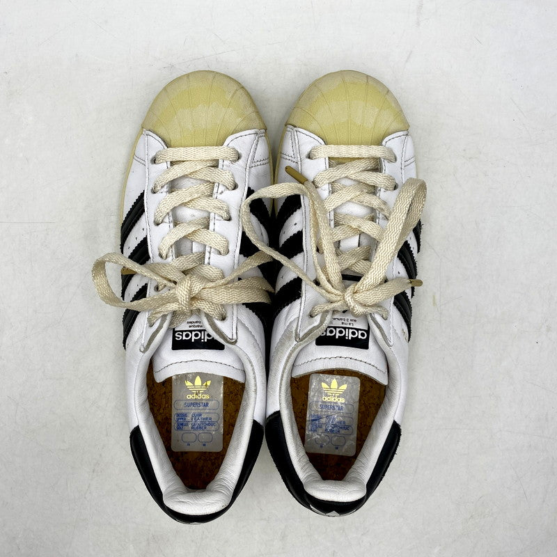 【中古品】【レディース】 adidas アディダス SUPERSTAR FV2831 スーパースター スニーカー シューズ 靴 166-250619-as-20-izu サイズ：24.5cm カラー：ホワイト×ブラック 万代Net店