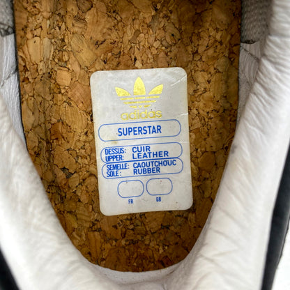 【中古品】【レディース】 adidas アディダス SUPERSTAR FV2831 スーパースター スニーカー シューズ 靴 166-250619-as-20-izu サイズ：24.5cm カラー：ホワイト×ブラック 万代Net店
