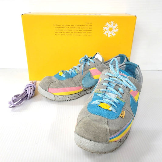 【中古品】【メンズ/レディース】 NIKE ナイキ × UNION ユニオン CORTEZ SP DR1413-002 コルテッツ SP スニーカー シューズ 靴 160-250622-as-08-izu サイズ：26cm カラー：LT SMOKE GREY/BLUE FURY 万代Net店