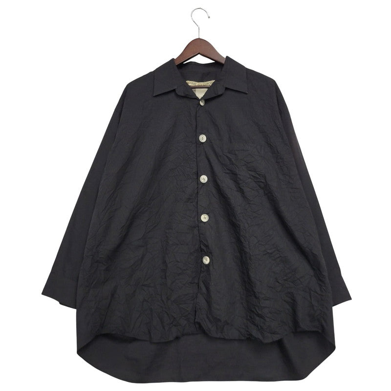 【中古品】【メンズ】 COMME des GARCONS コムデギャルソン MATERIAL SWITCHING SHIRT 長袖シャツ トップス 140-250618-as-13-izu サイズ：M カラー：ブラック 万代Net店