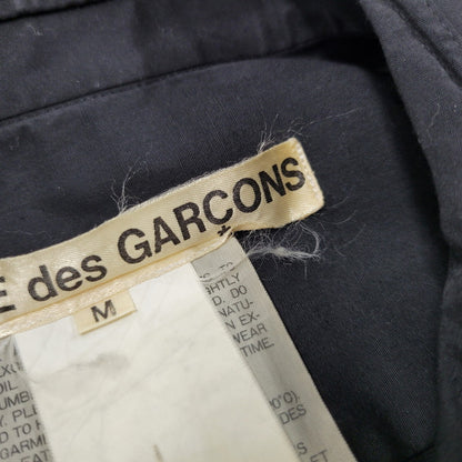 【中古品】【メンズ】 COMME des GARCONS コムデギャルソン MATERIAL SWITCHING SHIRT 長袖シャツ トップス 140-250618-as-13-izu サイズ：M カラー：ブラック 万代Net店