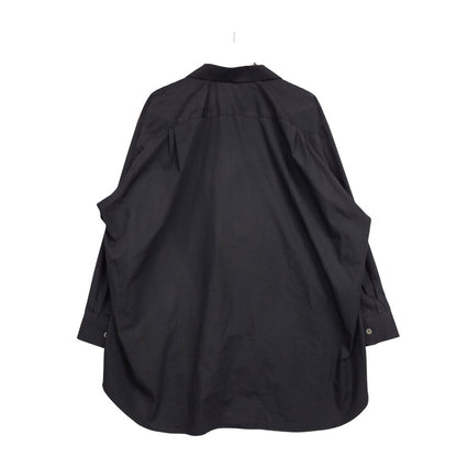 【中古品】【メンズ】 COMME des GARCONS コムデギャルソン MATERIAL SWITCHING SHIRT 長袖シャツ トップス 140-250618-as-13-izu サイズ：M カラー：ブラック 万代Net店