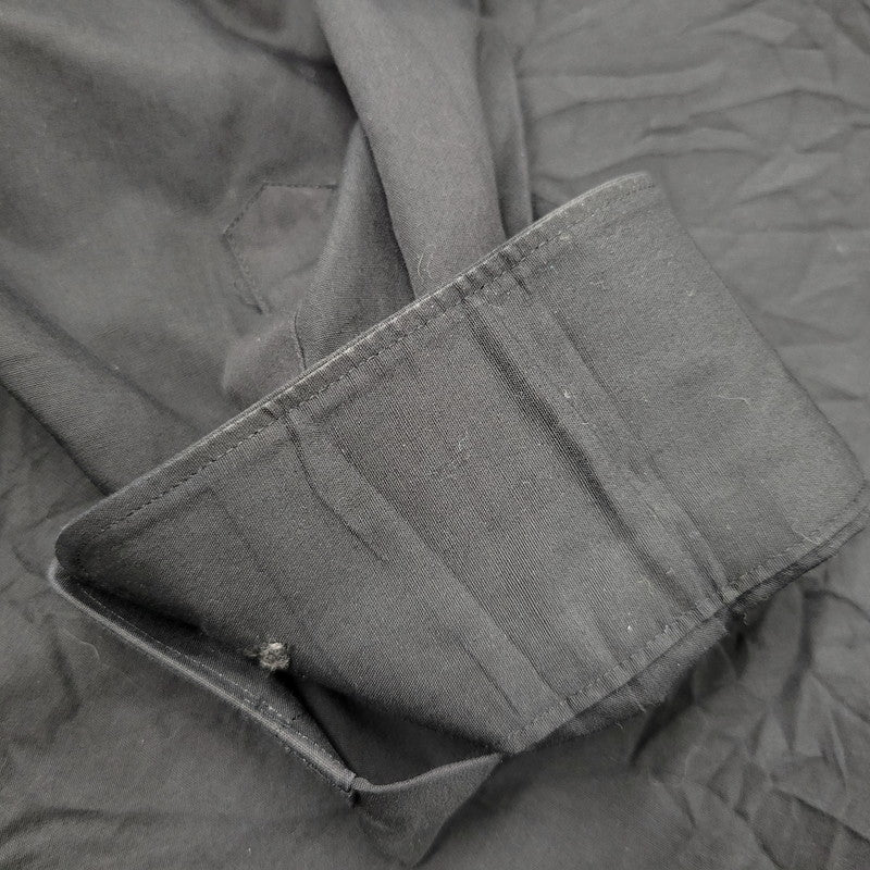 【中古品】【メンズ】 COMME des GARCONS コムデギャルソン MATERIAL SWITCHING SHIRT 長袖シャツ トップス 140-250618-as-13-izu サイズ：M カラー：ブラック 万代Net店