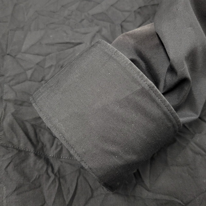 【中古品】【メンズ】 COMME des GARCONS コムデギャルソン MATERIAL SWITCHING SHIRT 長袖シャツ トップス 140-250618-as-13-izu サイズ：M カラー：ブラック 万代Net店