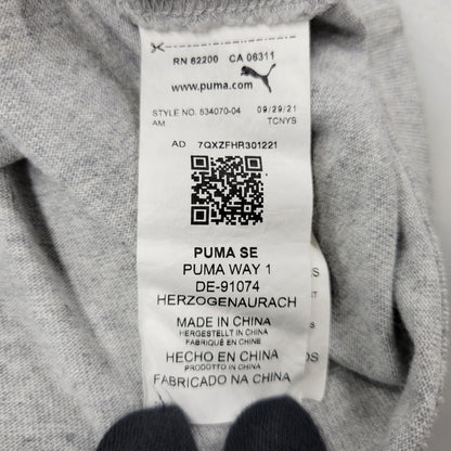 【中古品】【メンズ】 AMI PARIS アミ パリス × PUMA プーマ GRAPHIC TEE 534070-04 グラフィック Tシャツ 半袖 トップス 141-250618-as-11-izu サイズ：US XXL カラー：グレー 万代Net店