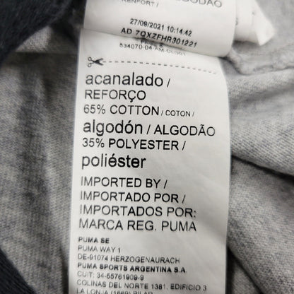 【中古品】【メンズ】 AMI PARIS アミ パリス × PUMA プーマ GRAPHIC TEE 534070-04 グラフィック Tシャツ 半袖 トップス 141-250618-as-11-izu サイズ：US XXL カラー：グレー 万代Net店