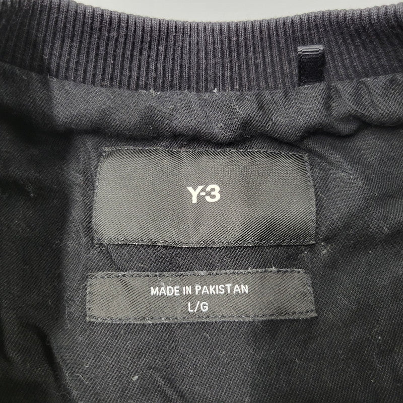 【中古品】【メンズ】 Y-3 ワイスリー FT CREW SWEAT H44783 クルー スウェット パキスタン製 トレーナー 長袖 トップス 140-250618-as-25-izu サイズ：L カラー：ブラック 万代Net店