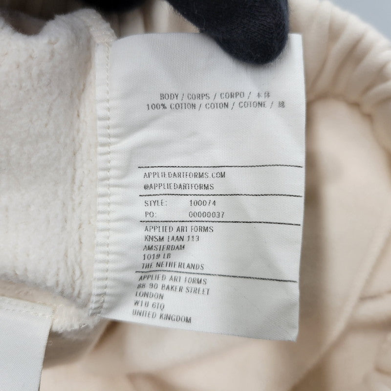 【中古品】【メンズ】 APPLIED ART FORMS アプライド アート フォームズ FRENCH TERRY DRAWSTRING PANT 100074 フレンチ テリードローストリング パンツ ボトムス 152-250618-as-29-izu サイズ：L カラー：ホワイト系 万代Net店