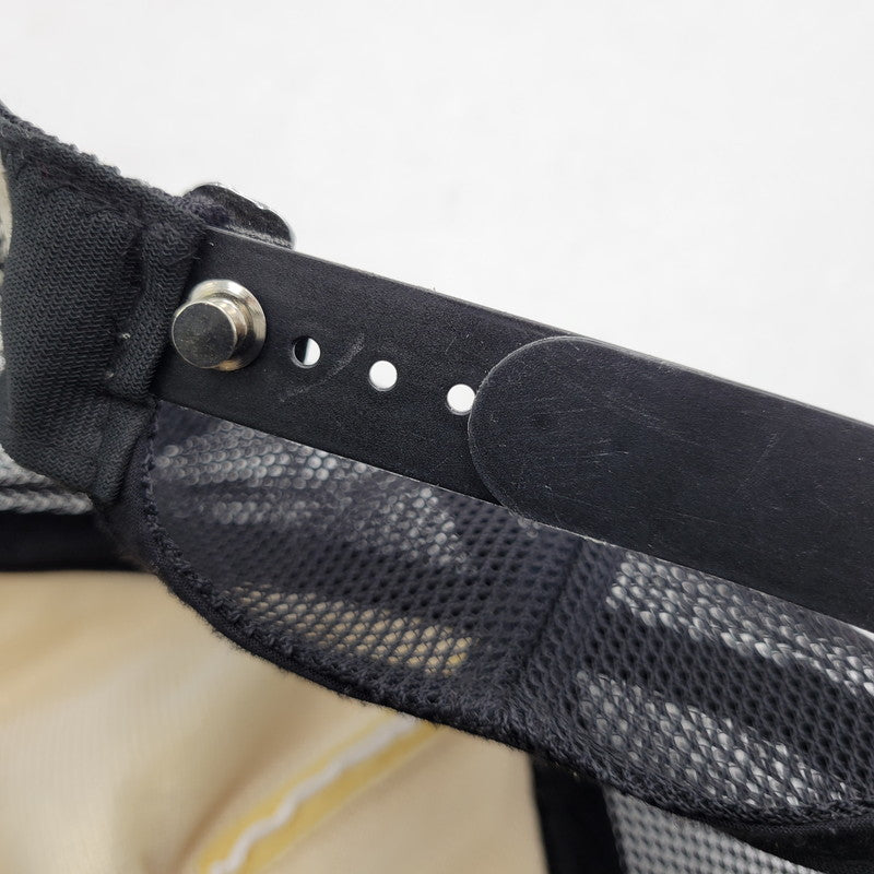 【中古品】【メンズ/レディース】 A BATHING APE アベイシングエイプ MESH CAP 001CPI251001M メッシュキャップ 帽子 185-250618-as-32-izu サイズ：F カラー：ブラック×ホワイト 万代Net店