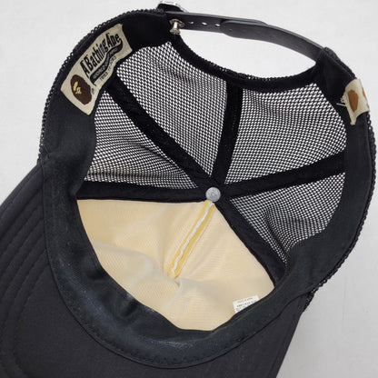 【中古品】【メンズ/レディース】 A BATHING APE アベイシングエイプ MESH CAP 001CPI251001M メッシュキャップ 帽子 185-250618-as-32-izu サイズ：F カラー：ブラック×ホワイト 万代Net店