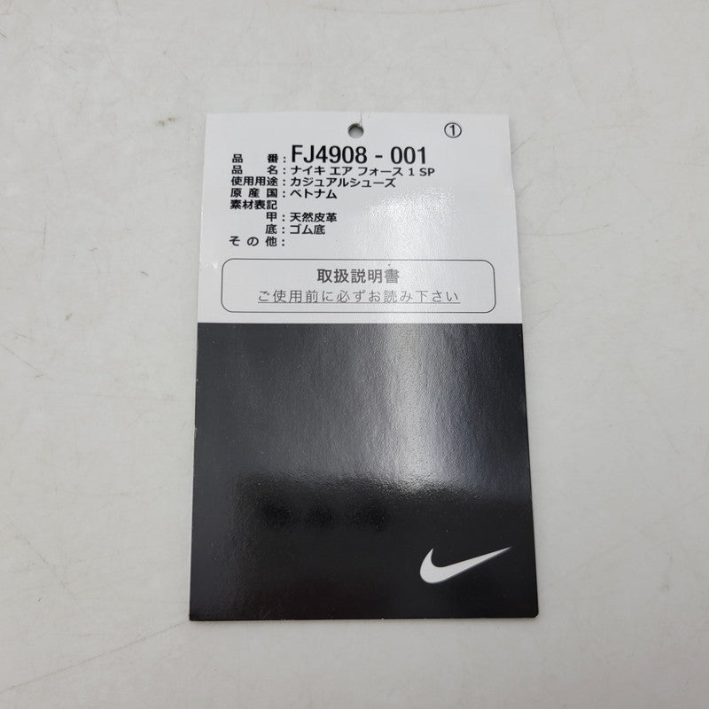 【中古品】【メンズ/レディース】 NIKE ナイキ × 1017 ALYX 9SM 1017アリクス9SM AIR FORCE 1 SP FJ4908-001 エア フォース 1 SP スニーカー シューズ 靴 160-250619-as-06-izu サイズ：26cm カラー：BLACK/BLACK-BLACK 万代Net店