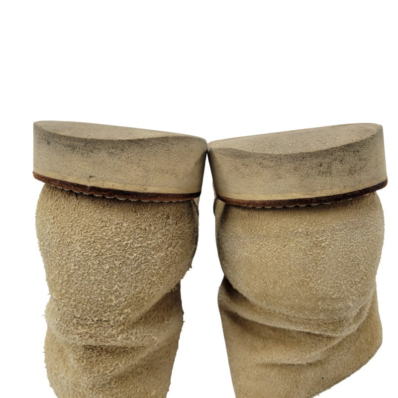 【中古品】【メンズ】 RED WING レッドウィング 6INCH PLAIN TOE ROUGH OUT SUEDE 8167 6インチ プレーントゥ ラフアウト スエード USA製 刺繍羽タグ ブーツ シューズ 靴 164-250620-as-15-izu サイズ：7.5 カラー：ベージュ 万代Net店