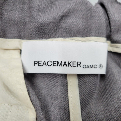 【中古美品】【メンズ】 PEACEMAKER OAMC ピースメイカー オーエーエムシー REGS PANTS PCM1OP01AWO001095 レッグスパンツ ボトムス 152-250620-as-14-izu サイズ：XS カラー：グレー 万代Net店