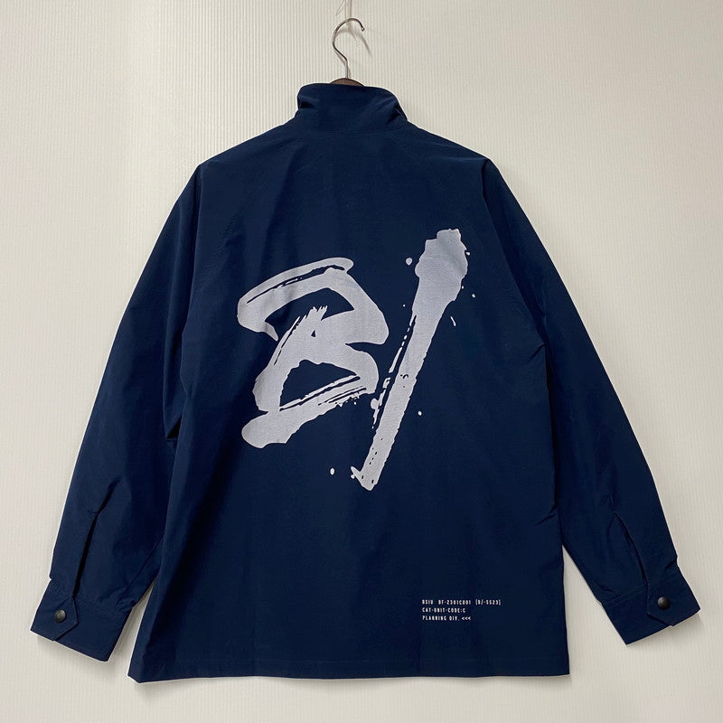 【中古品】【メンズ】 B/ ビースラッシュ BALANCE STYLE BF-2301C001 BACK LOGO COACH JACKET バランススタイル バックロゴコーチジャケット アウター 長袖 142-250621-ma-06-izu サイズ：M カラー：NAVY 万代Net店