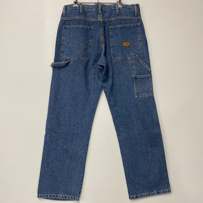 【中古品】【メンズ】 RED KAP レッドキャップ PD80SW3 メキシコ製 DENIM PAINTER PANTS デニムペインターパンツ ズボン ボトムス 157-250621-ma-03-izu サイズ：34×30 カラー：ブルー 万代Net店