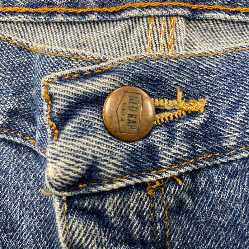 【中古品】【メンズ】 RED KAP レッドキャップ PD80SW3 メキシコ製 DENIM PAINTER PANTS デニムペインターパンツ ズボン ボトムス 157-250621-ma-03-izu サイズ：34×30 カラー：ブルー 万代Net店