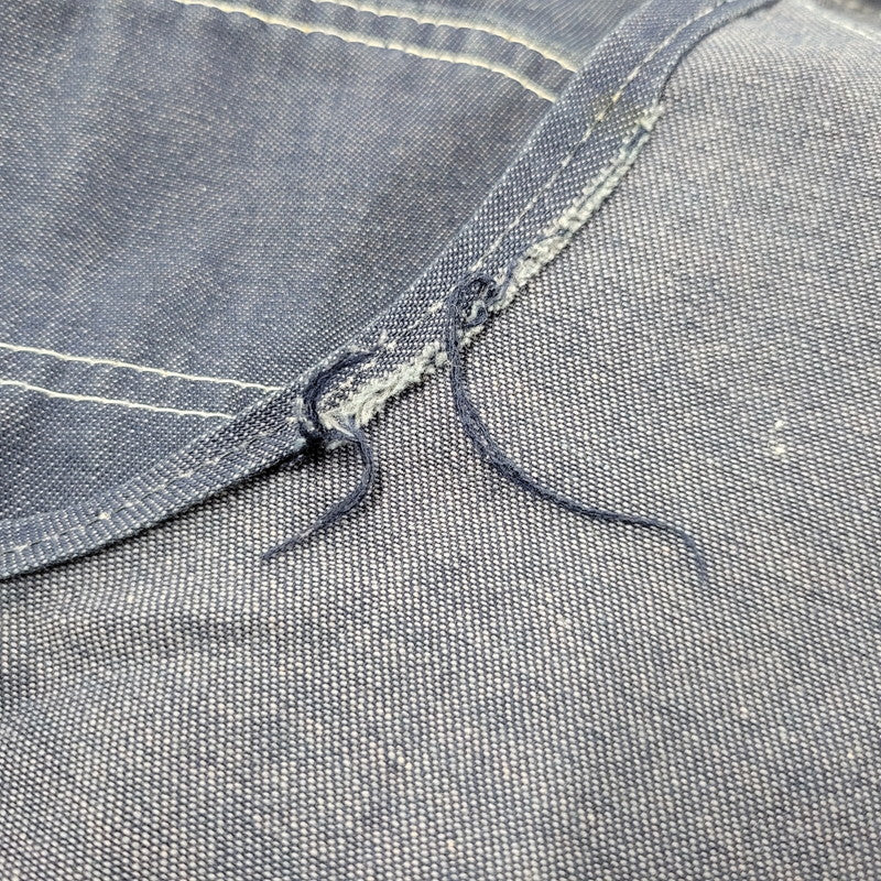 【現状渡し品】【メンズ】 SEARS シアーズ DENIM OVERALLS デニム オーバーオール PERMA PRESTタグ 157-250620-as-11-izu サイズ：30×30 カラー：インディゴ 万代Net店
