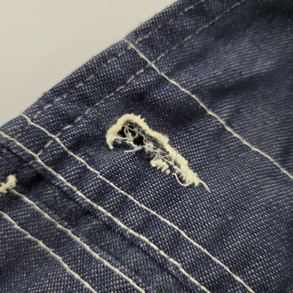 【現状渡し品】【メンズ】 SEARS シアーズ DENIM OVERALLS デニム オーバーオール PERMA PRESTタグ 157-250620-as-11-izu サイズ：30×30 カラー：インディゴ 万代Net店