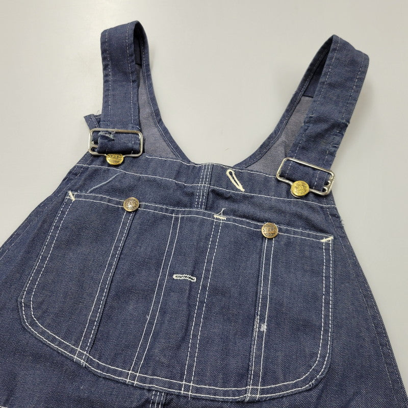 【現状渡し品】【メンズ】 SEARS シアーズ DENIM OVERALLS デニム オーバーオール PERMA PRESTタグ 157-250620-as-11-izu サイズ：30×30 カラー：インディゴ 万代Net店