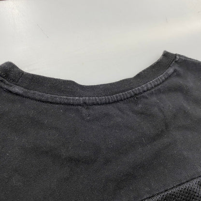 【中古品】【メンズ】 A'GEM/9 エージェムナイン AGN22-A02 MESH LAYERED T-SHIRT メッシュレイヤードTシャツ トップス 半袖 142-250621-ma-13-izu サイズ：FREE カラー：BLACK 万代Net店