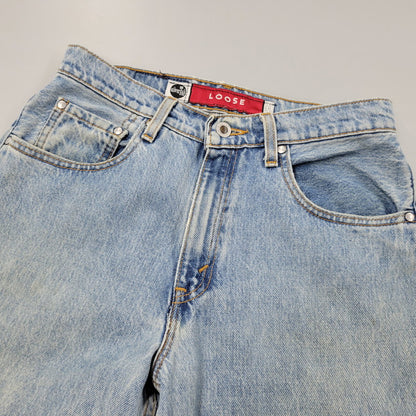 【中古品】【メンズ】 10664-4103 USA製 刻印532 97年製 90S LOOSE DENIM PANTS リーバイス シルバータブ ルーズ デニムパンツ パンツ ボトムス 157-250626-km-05-izu サイズ：不明 カラー：ライトインディゴ 万代Net店