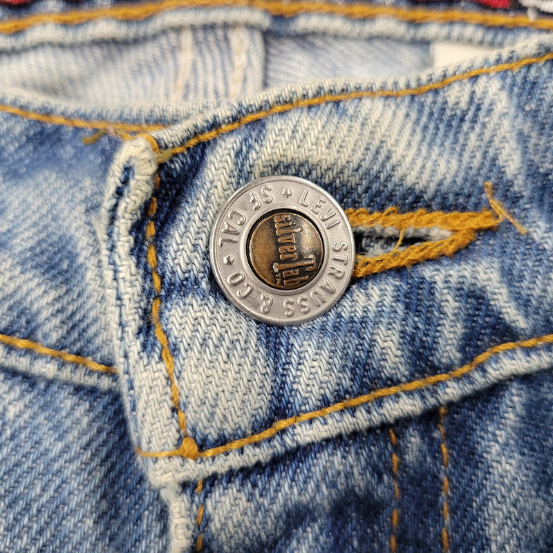 【中古品】【メンズ】 10664-4103 USA製 刻印532 97年製 90S LOOSE DENIM PANTS リーバイス シルバータブ ルーズ デニムパンツ パンツ ボトムス 157-250626-km-05-izu サイズ：不明 カラー：ライトインディゴ 万代Net店