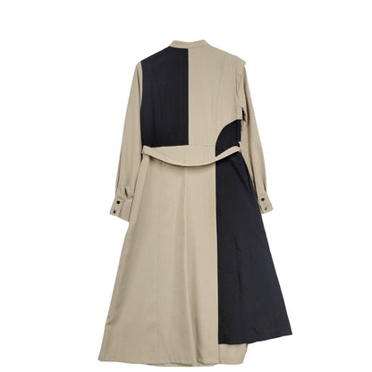 【中古品】【レディース】 UNITED TOKYO ユナイテッドトウキョウ 142110003 アシメテーラーシャツワンピース 168-250626-km-07-izu サイズ：2 カラー：ベージュ×ブラック 万代Net店