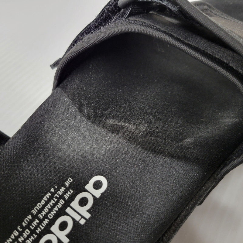 【中古品】【メンズ】 adidas アディダス NEW ADILETTE SANDALS GZ8409 ニューアディレッタ サンダル シューズ 靴 161-250622-as-04-izu サイズ：27.5cm カラー：ブラック 万代Net店