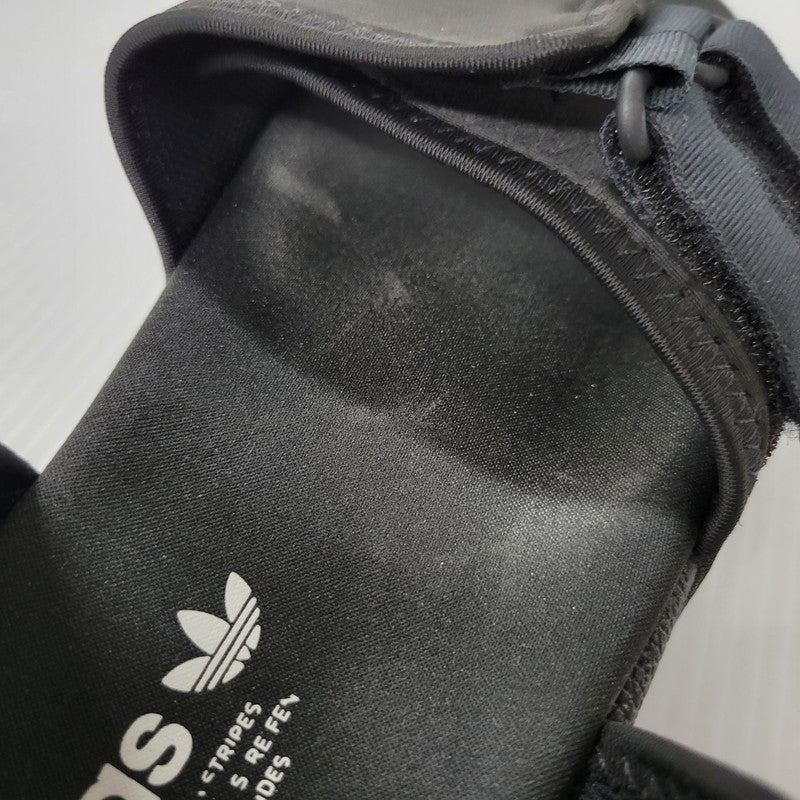 【中古品】【メンズ】 adidas アディダス NEW ADILETTE SANDALS GZ8409 ニューアディレッタ サンダル シューズ 靴 161-250622-as-04-izu サイズ：27.5cm カラー：ブラック 万代Net店