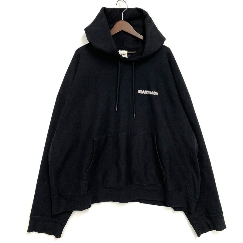 【中古品】【メンズ】 READYMADE レディメイド RE-CO-BK-00-00-285 24AW BIG HOODIE LOGO ビッグフーディーロゴ トップス パーカー 長袖 149-250622-ma-05-izu サイズ：L カラー：BLACK 万代Net店