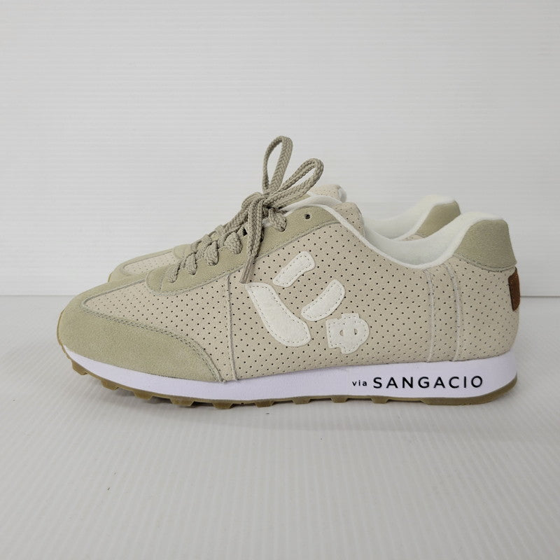 【中古美品】【メンズ】 Sangacio サンガッチョ MOM スニーカー シューズ 靴 162-250625-as-09-izu サイズ：27cm カラー：GREIGE 万代Net店