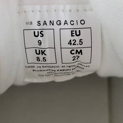 【中古美品】【メンズ】 Sangacio サンガッチョ MOM スニーカー シューズ 靴 162-250625-as-09-izu サイズ：27cm カラー：GREIGE 万代Net店