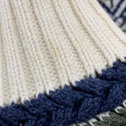 【中古品】【メンズ】 CAPE ISLE KNITTERS ケープアイルニッターズ USA製 3D KNIT SWEATER スリーディーニットセーター トップス 長袖 146-250626-ma-11-izu サイズ：L カラー：マルチ 万代Net店