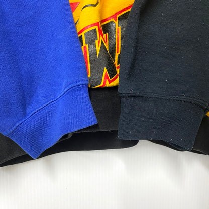 【中古品】【メンズ】 HANES ヘインズ REMAKE SWEATSHIRT スウェットシャツ メキシコ製 トレーナー 長袖 トップス 146-250623-as-26-izu サイズ：M カラー：マルチカラー 万代Net店