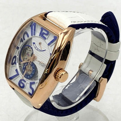 【中古品】【メンズ/レディース】 Angel Clover エンジェルクローバー DOUBLE PLAY AUTOMATIC WATCH DPA38 ダブル プレイ オートマチック ウォッチ 腕時計 192-250624-ay-04-izu カラー：ホワイト×ブルー×ゴールド系 万代Net店