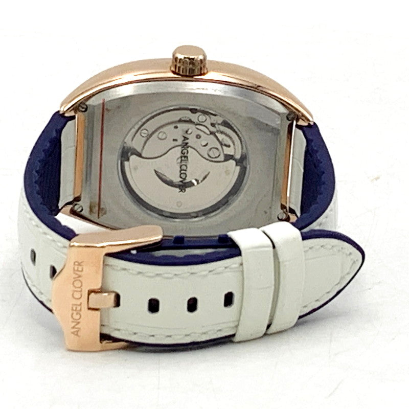 【中古品】【メンズ/レディース】 Angel Clover エンジェルクローバー DOUBLE PLAY AUTOMATIC WATCH DPA38 ダブル プレイ オートマチック ウォッチ 腕時計 192-250624-ay-04-izu カラー：ホワイト×ブルー×ゴールド系 万代Net店