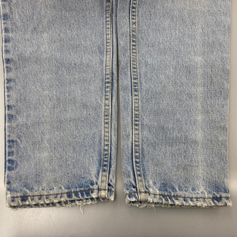 【中古品】【メンズ】 550 RELAXED FIT TAPERED LEG DENIM PANTS 550-4891 リラックスド フィット テーパード レッグ デニムパンツ 刻印653 USA製 ジーンズ ボトムス 157-250627-as-01-izu サイズ：30×34 カラー：ライトインディゴ 万代Net店