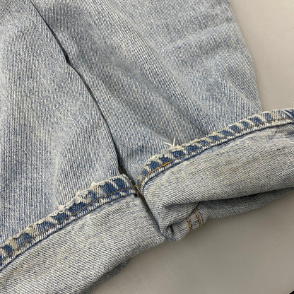 【中古品】【メンズ】 550 RELAXED FIT TAPERED LEG DENIM PANTS 550-4891 リラックスド フィット テーパード レッグ デニムパンツ 刻印653 USA製 ジーンズ ボトムス 157-250627-as-01-izu サイズ：30×34 カラー：ライトインディゴ 万代Net店
