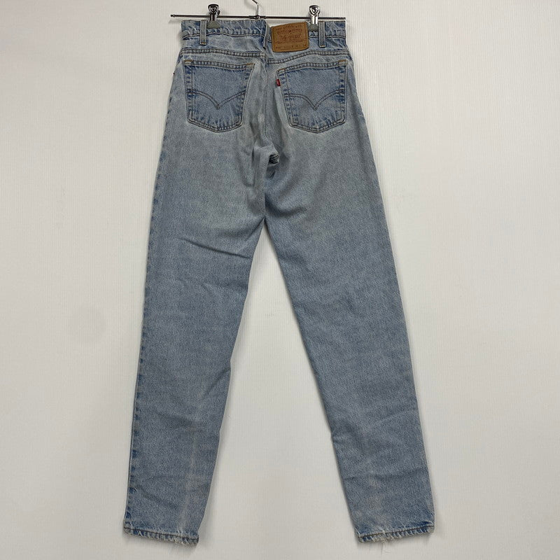 【中古品】【メンズ】 550 RELAXED FIT TAPERED LEG DENIM PANTS 550-4891 リラックスド フィット テーパード レッグ デニムパンツ 刻印653 USA製 ジーンズ ボトムス 157-250627-as-01-izu サイズ：30×34 カラー：ライトインディゴ 万代Net店